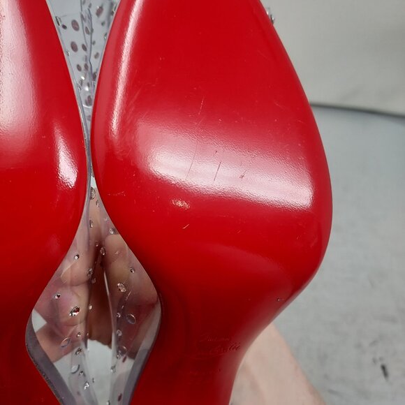 Christian Louboutin Jelly Strass Bow Wedding Crystal PVC Pump - Picture 9 of 9